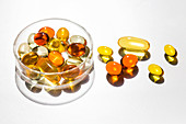 Cod liver oil pills