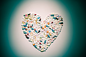 Heart shaped pills