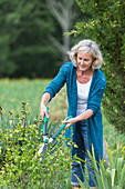 Woman gardening