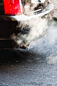 Motor vehicle exhaust gases