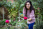 Woman gardening