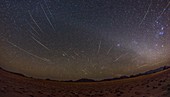 Perseids meteor shower, Namibia