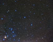 Libra constellation, optical image