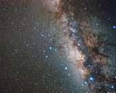 Sagittarius and Milky Way, optical image