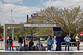 City centre tram stop, Detroit