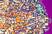 Ammonium Sulphate, polarised light micrograph