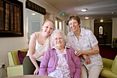 Care home family visit