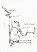 Map of the Atapuerca fossil site