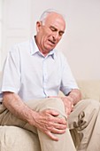 Man with knee pain