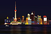 Illustration of Oriental Pearl Tower, Shanghai