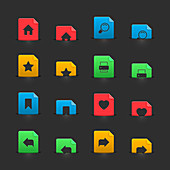 File icons, illustration