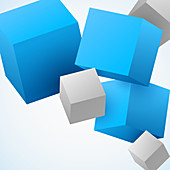 Cubes, illustration