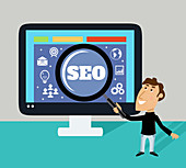 Search engine optimisation, illustration