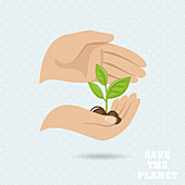 Save the planet, illustration