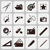 Design icons, illustration
