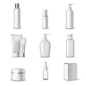 Cosmetic packaging, illustration