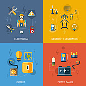 Electricity, illustration
