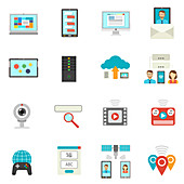 Technical support icons, illustration