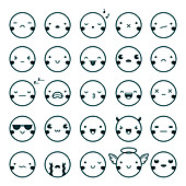 Emoticons, illustration