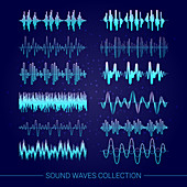 Sound waves, illustration