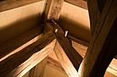 Wooden beams and rafters