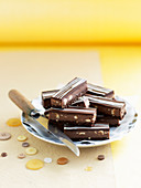 Schokoladen-Haselnuss-Stäbchen