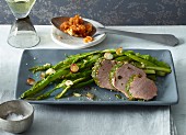 Veal fillet with asparagus