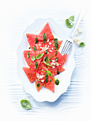 Wassermelonen-Carpaccio