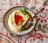 Hummus - Kichererbsenmus auf palästinensische Art