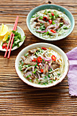 Pho soup with beef (Vietnam)