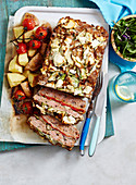 Mediterranean meatloaf with courgettes and peppers