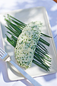 White chive omelette