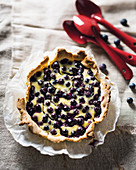 Mustikkapiirakka (Blueberry tart, Finland)