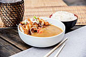 Chicken Katsu Curry served with Rice