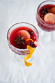 Mulled cranberry juice