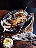 Pork and Veal Meatloaf with Fig Glaze