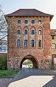 The Kuhtor (Cow Gate), the oldest gate in the historic city fortifications, Rostock, Germany