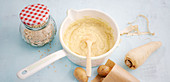 Parsnip, potato and oat purée