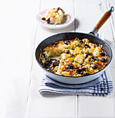 Cabbage and olive frittata (Poland)