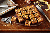 Marmorierte Pumpkin Pie Brownies