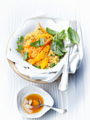 Couscous mit Möhren und Orangen