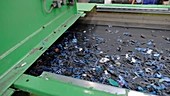 Recycling plant conveyor belt