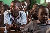 Schoolboys in a classroom