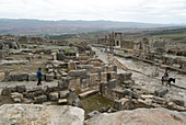 Roman ruins at Dougga, Tunisia