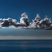 Moonlight on Mediterranean Sea, Italy