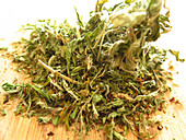Cannabis sativa, dried leaves