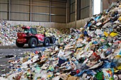 Recycling site for household waste