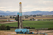 Fracking site, Colorado, USA