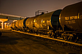 Railway tank cars, Denver, USA