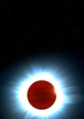 Exoplanet Kelt 9b, illustration